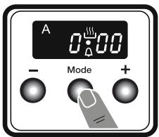 DAEWOO KBE-U6RC - Ajuste de tiempo de advertencia sonora - 1