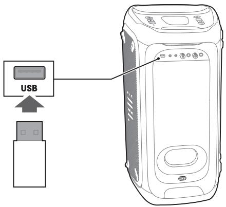 JBL Party Box 100 - Connexion USB - 1