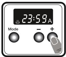 WALTHAM PYR 64 MR - Einstellen der Zeit für vollautomatischen Betrieb - 5