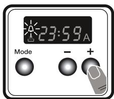 WALTHAM PYR 64 MR - Einstellen der Alarmzeit - 2