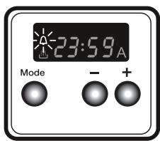 WALTHAM PYR 64 MR - Einstellen der Alarmzeit - 3