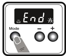 WALTHAM PYR 64 MR - Einstellen der Zeit für halbautomatischen Betrieb (Endzeit) - 1