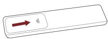 HISENSE H75B7510 - Pose des Piles dans la Telecommande - 3