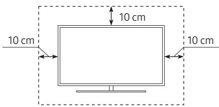 SAMSUNG 65RU7305 - Ventilation adaptée de votre téléviseur - 1