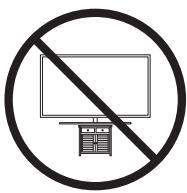 SAMSUNG 65RU7305 - Precaução de segurança: Fixação do teletor à parede de modo a fazer quedas - 1