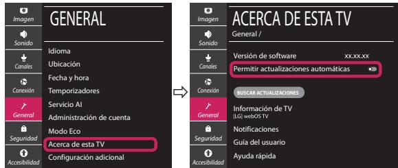 LG 65UM7000PLA - Actualización del firmware de la TV - 1