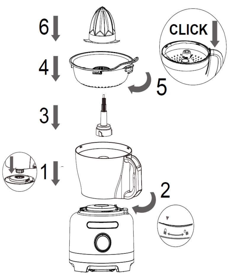 TELEFUNKEN TK361 - Using the juicer - 1