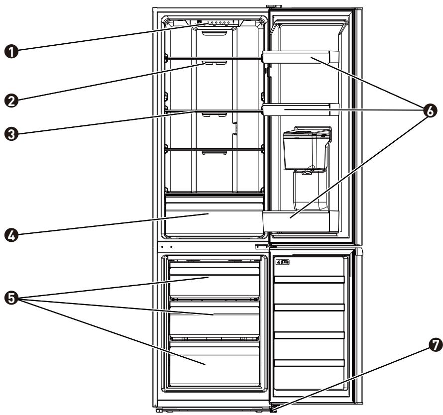 VALBERG CNF 262 A+ WD S625C - Descripción del frigorífico - 1