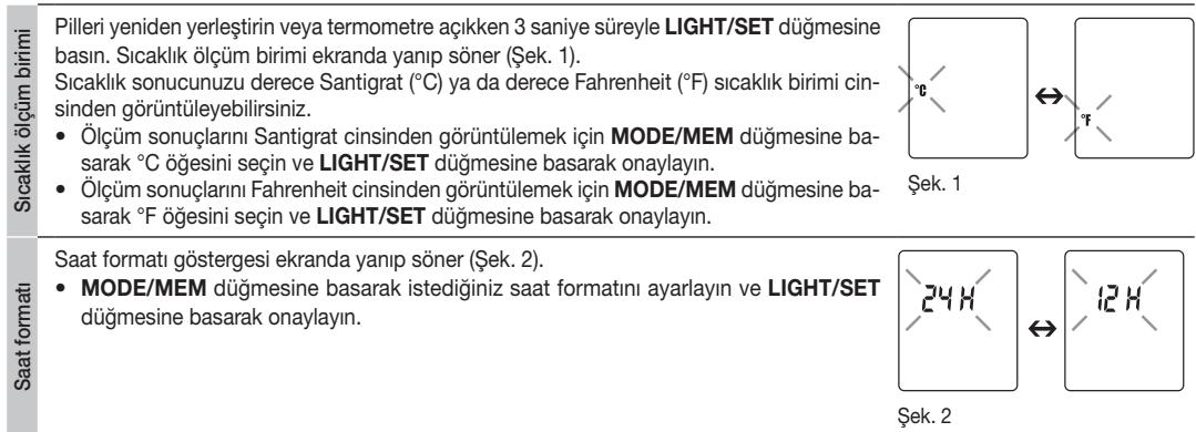 BEURER FT85 - Temel fonksiyonlarin ayarlanmasi - 2