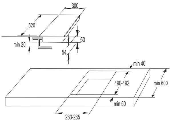 HISENSE I6433C - INSTALLATION DE LA TABLE DE CUISSON - 2