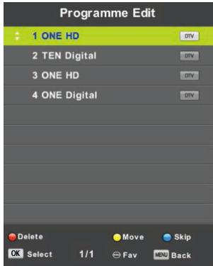 HIGH ONE HI3209HD-MM - Programma bewerken - 1