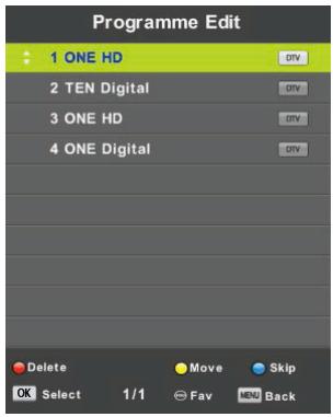 HIGH ONE HI3209HD-MM - Editar programa - 1