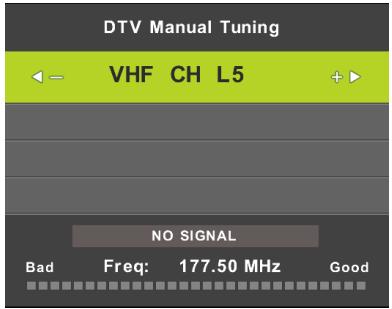 HIGH ONE HI3209HD-MM - Sintonia manual DTV - 1