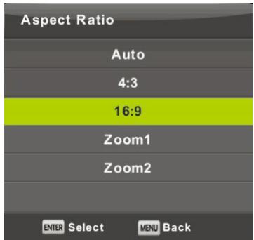 HIGH ONE HI3209HD-MM - Relación de aspecto - 1