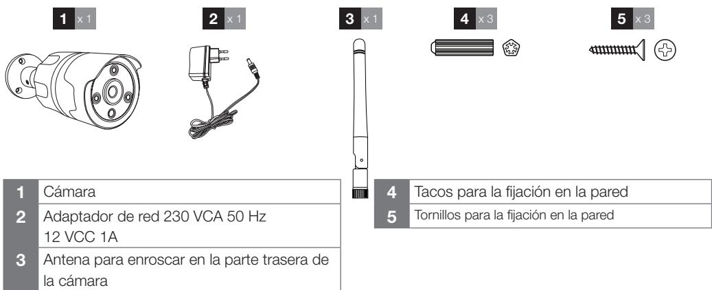 AVIDSEN CAMERA SÉCURITÉ EXTÉRIEURE FIXE - - CONTENIDO DEL KIT - 1