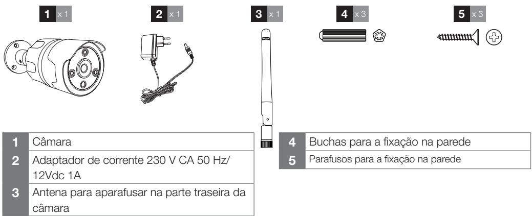 AVIDSEN CAMERA SÉCURITÉ EXTÉRIEURE FIXE - - CONTEÚDO DO KIT - 1