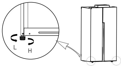 VALBERG SBS 605 A++ X625C - Verstelbare poten - 1