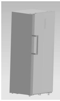 VALBERG UF NF 380 A++ S750C - Inversion de la porte - 9