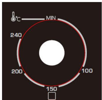 BRANDT FC 16 CW - b) Setting the temperature - 1