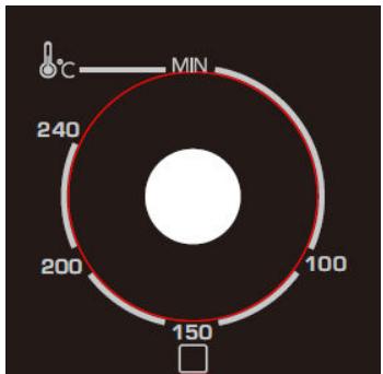 BRANDT FC 16 CW - b) Ajuste de la temperatura - 1