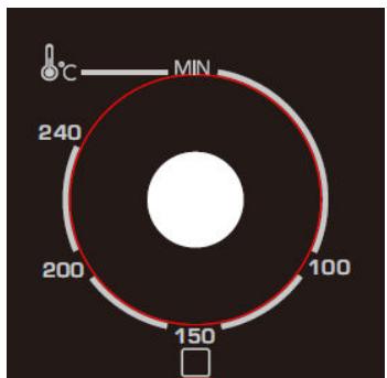 BRANDT FC 16 CW - b) Temperatuur instellen - 1