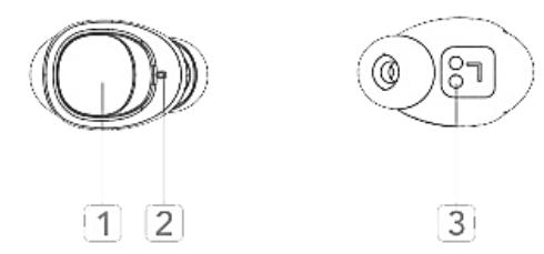 CRYSTALSOUND POWER BANK TWS - APERCU DES ECOUTEurs - 1