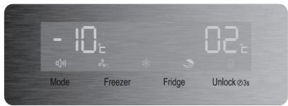 VALBERG SBS 562 A+ WD DX180C - Panel de control - 1