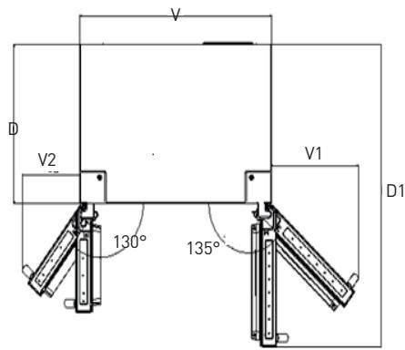 VALBERG SBS 562 A+ WD DX180C - Ventilatie van het toestel - 2