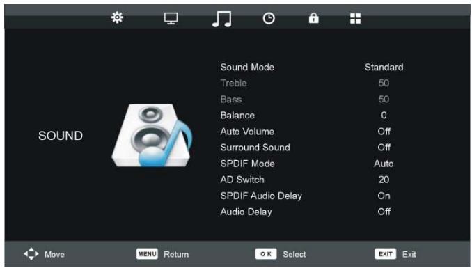POLAROID TVLED654KP - SONIDO - 1