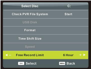 POLAROID TVLED654KP - Sistema de ARCHivos PVR - 1