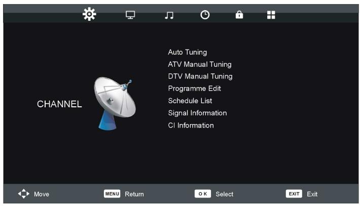 POLAROID TVLED654KP - CHANNEL - 1