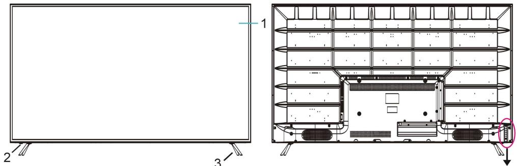 POLAROID TVLED654KP - MAIN UNIT - 1