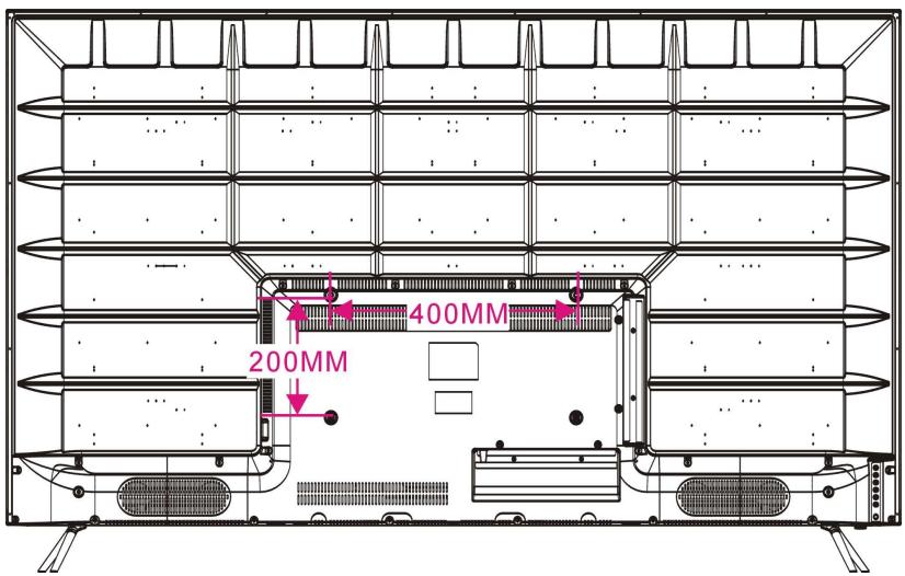 POLAROID TVLED654KP - WALL MOUNTING - 1