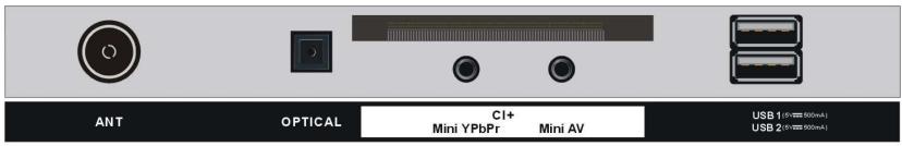 POLAROID TVLED654KP - CONNEXION OPTIQUE - 1