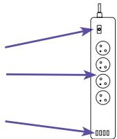 LOGICOM HOME STRIPPY 4 + 4USB - BESCHRIJVING VAN HET PRODUCT - 1