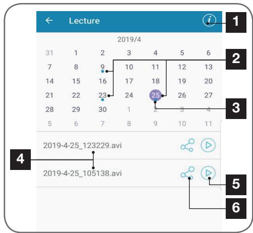 AVIDSEN IP WiFi Autonome - - VIEWING VIDEOS TAKEN BY THE CAMERA - 1
