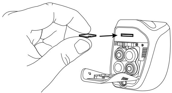 AVIDSEN IP WiFi Autonome - 2-INSERTING A MICROSD CARD (NOT INCLUDED) - 1
