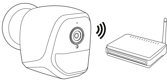 AVIDSEN IP WiFi Autonome - - CONNECTING THE CAMERA - 1