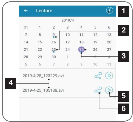 AVIDSEN IP WiFi Autonome - - CONSULTA DOS VÍDEOS GRAVADOS PELA CÁMARA - 1
