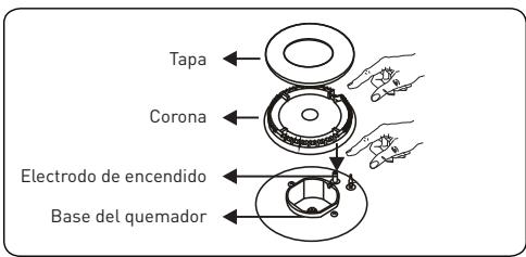VALBERG GC 60 4CC S 701T - Quemadores de la plac de cocina - 2