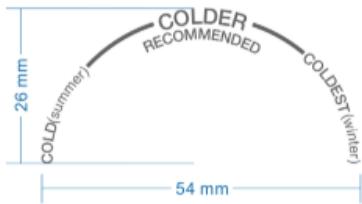 VALBERG 2D NF 420 A+ X742C - Ajuste de temperatura - 2