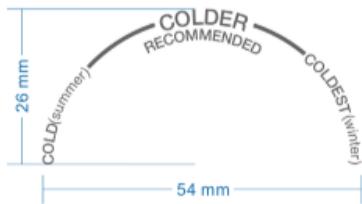 VALBERG 2D NF 420 A+ X742C - Réglage de la température - 2