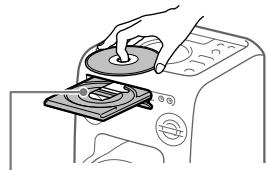 SONY MHC V11 - Mettez un disque en place. - 1