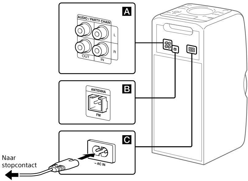 SONY MHC V11 - Het systemd goed aansluiten - 1