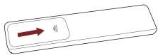 HISENSE H58A6100 - Installation des piles dans la télécommande - 3