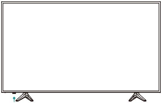 HISENSE H58A6100 - Face avant du téléviseur - 1