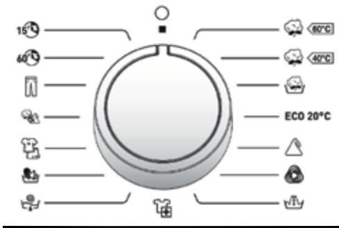 BELLAVITA WF 612 D S701T - Sélecteur de programme - 1