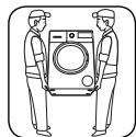WALTHAM LLF1269ITJ - ⚠️La manipulation de la machine nécessite au moins 2 personnes. - 1