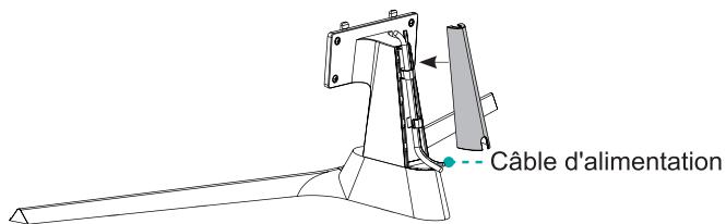 HISENSE 55U7B - Installation du serre-cable - 2
