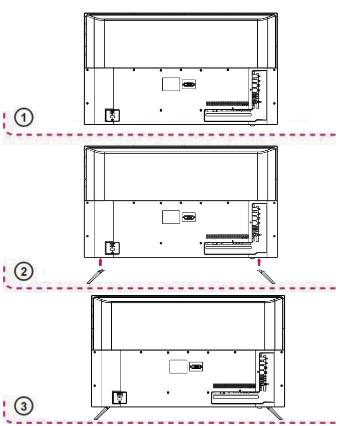 POLAROID TVSAND434K - REMARQUES : - 1